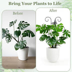 4 Pcs Butterfly Trellis for Potted Plants Indoor, 14.6 inch Small Garden Metal Trellis for Climbing Plants Outdoor, Stackable Pothos Plant Climber Support for Hoya Vine Ivy Flower Plant Support