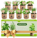 Gift for Women, Mom, Her – 9 Herb Indoor Window Garden Kit | Complete Herb Seeds Starter Set with Pots, Soil, Tools & Markers | Non-GMO Heirloom Herbs | Birthday, Housewarming, New Home, Mother's Day