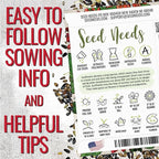 Seed Needs Red Sun Sunflower Seeds for Planting Burgundy Sunflowers - Heirloom & Open Pollinated Annual Flowering Plants to Grow a Butterfly Garden to Attract Pollinators (1 Pack)