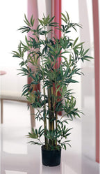 Nearly Natural 4ft Artificial Bamboo Plant Faux Greenery for Indoor Home Office Decor