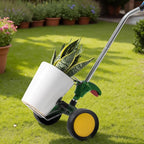 VEVOR Garden Pot Mover, Heavy Duty Plant Dolly Cart with Adjustable Grabbing Arm, Max 143 LBS Weight Capacity, Potted Plant Mover Dolly with Suction Cup and Secure Lock, Fits for Indoor & Outdoor Use
