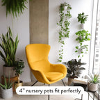 Make Good PlantPod Luxe Self-Watering Wall Planters (Set of 3) - Easy to Water and Install - Lightweight - Design Your Own Vertical Garden - Wall Planters for Indoor Plants