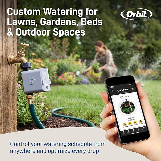 Orbit 21004 B-hyve Smart Hose Watering Timer with Wi-Fi Hub