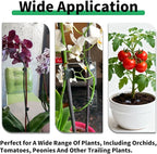 70 Pcs Plant Clips Orchid Clips Plants Orchid Support Clips Flower Vine Clips for Supporting Stems Vines Stalks Climbing Plant Grow Upright