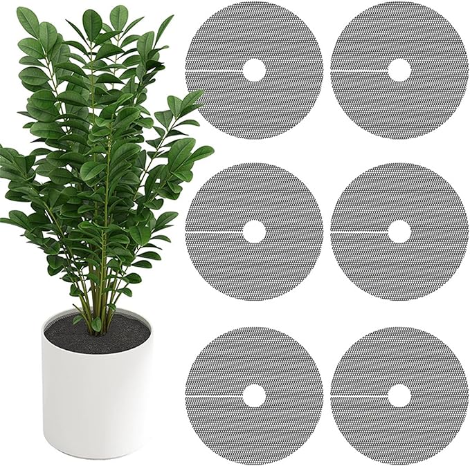 Adjustable Garden Protector Pet Proof Anti Digging with Cut Option Polyethylene Indoor Outdoor Use Adjustable Pot Protector