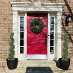 THE BLOOM TIMES 4ft Tall Spiral Topiary Trees Artificial Outdoor Set of 2, 48 Inch UV Resistant Large Faux Evergreen Fake Boxwood Plants for Front Porch Outside Planter Entryway Entrance Decor 4 Foot