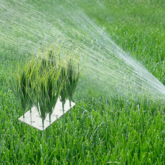 6 PCS Fake Grass Plants Pee Post for Dogs to Pee on, Reusable Washable Artificial Grass for Guiding Male Dogs to Urine and Preventing Urine from Splashing Everywhere