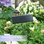 FORUP Metal Plant Labels, 50 Pack Garden Label Markers, Weatherproof Garden Stake Tags, Reusable Planting Gardening Markers, Black