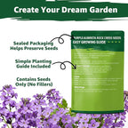 800+ Purple Aubrieta Rock Cress Seeds for Planting, Perennial Ground Cover Flower Seeds for Rock Gardens, Borders & Slopes, Attracts Butterflies & Pollinators