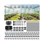 Drip Irrigation Kit for Garden, Automatic Plant Watering System with Quick Connect Fittings, Water Saving Irrigation Tubing Hose and Accessories for Yard, Greenhouse, Lawn & Raised Bed (191FT)