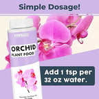 Orchid Plant Food for All Orchids and Acid Loving Houseplants, Promotes Growth and Blooms, Liquid Fertilizer, 8 Oz Bottles Case Pack - 12 Count