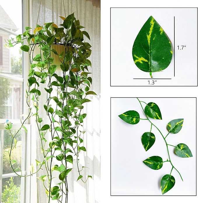270 Feet 36 Pack Fake Greenery Hanging Garland, Artificial Ivy Leaf Plants, Vine Leaves, Flowers Foliage for Bedroom Garden Wall Decor