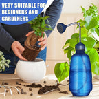 Watering Can 450ML,Succulent Watering Bottle Plant Flower Squeeze Bottle Plastic Bend Mouth Safety Wash Bottle 2 In 1 Spray Head Functionality