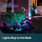 Linkind Smart Solar Spot Lights Outdoor SL5C, Solar Lights Outdoor Spotlight Cool/Warm White/Color Changing, APP/Voice Control IP67 Landscape Lighting for Yard, Garden, Pathway(8 Pack)