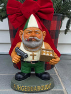 Vito CorleGnome' - 11’’ Funny Gnome Decorations/Ornaments/Figurines for Home/Yard/Patio/Garden/Indoor Statues - Italian Decor Housewarming/Birthday for Any Space/Occassion - NON SOLAR