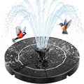 DDcafor Solar Fountain for Bird Bath,3.5W Solar Powered Water Fountain Pump with 6 Nozzles Floating Solar Water Pump for Birdbath,Small Pond Garden Outdoor Water Feature