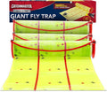 Catchmaster Giant Fly Glue Trap 3-Pack 30 Feet Each, Adhesive Fly Traps Outdoor, Sticky Bug Catcher, Bulk Flying Insect Paper Roll, Pest Control for Garage, Barn, Greenhouse & Garbage Room