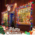 JMEXSUSS 168FT 600 LED Christmas Decor String Lights - 8 Modes Multicolor Christmas Lights Outdoor/Indoor Waterproof Plug-in Party Holiday Xmas Decorationsons