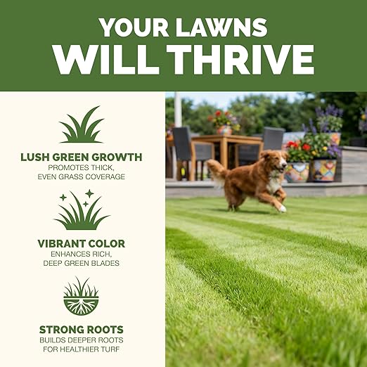 Pet Safe Lawn Fertilizer – Liquid Lawn Food for Greener Grass, Stronger Root Development & Safer Family Lawn Care, 8 oz