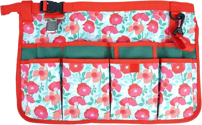 MELOTOUGH Bucket Caddy Organizer Bucket Tool Organizer for Garden Tools Fit 3.5 to 5 Gallon Bucket (Flower)