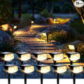 SOLPEX Solar Spot Lights Outdoor Waterproof IP65, Landscape Spotlights Outdoor, Compact Design Spot Lights, Solar Powered Flood Lights for Garden Yard Pathway House Tree Outside, 10 Pack, Warm White