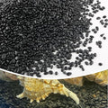 7lb 1/4" Small Pebbles Black for Plants,Potting,Succulents Aquarium Fish Tank Vases Decorative Garden Polished Gravel Rocks Stones