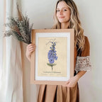 July Birth Flower Art Print - 11x14 (Unframed) | Capturing the Splendor of the July Birth Flower | Decor Accent for Birthdays and Special Occasions | Living Room Decor | Modern Home Decor