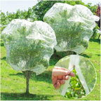 2Pcs Fruit Orchard Netting, 6.56 x 6.56 FT Plant with Zipper and Drawstring, Garden Netting to Protect Fruit from Birds, Bird Nettings for Cicadas