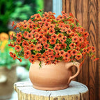 Waipfaru 24 Bundles Artificial Flowers for Outdoor Indoor, Faux Outdoor Plastic Plants UV Resistant Shrubs Outside Porch Patio Garden Boxwood Decor