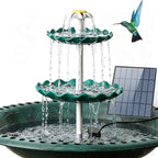 AISITIN 3 Tier Solar Bird Bath Fountain with 3.5W Solar Water Pump, DIY Outdoor Water Feature for Garden, Patio, Backyard - Attracts Wild Birds, Also Works as Bird Feeder & Fish Tank Circulation Pump