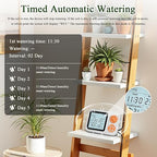Topotdor Automatic Indoor Plant Waterer for 15 Potted Plants, Self Watering System Drip Irrigation Kit with Programmable Timer & Smart Humidity Detection
