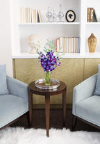 KaBloom - Exotic Sapphire Orchid Bouquet of 10 Blue Orchid - Fresh Flowers for Birthday, Valentine's & Mother's Day