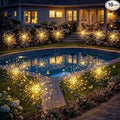 Solar Firework Lights, 10 Pack 120 LEDs 8 Lighting Modes Twinkle Solar Garden Lights Outdoor Waterproof for Yard Patio Walkway Pathway Party Wedding Balcony Decorative - Gifts for Women Mom