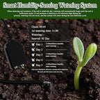 Topotdor Automatic Indoor Plant Waterer for 15 Potted Plants, Self Watering System Drip Irrigation Kit with Programmable Timer & Smart Humidity Detection