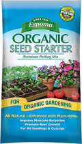 Espoma Organic Seed Starter Premium Potting Soil Mix - All Natural & Organic Seed Starting Mix with Mycorrhizae. for Organic Gardening, 16 qt, Pack of 2