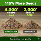 HOME GROWN Herb Seeds for Planting 15-Pack Massive Seed Count 4,300+ Seeds Non-GMO Heirloom | Extra Large | Culinary Herb Kit, Indoor Outdoor & Hydroponic | Grow Your Own Herbs | Gardening Gift