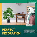 Toopify 28" 2Pack Large Fake Plants Artificial Palm Tree in Pot for Indoor and Outdoor Home Office Decor (Medium)