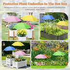 Tryly Plant Umbrellas for Outdoor Plants, Garden Umbrella Shade for Potted Plants and Garden Beds, Provide Shade to ‌Defend Plants From Blazing Sun