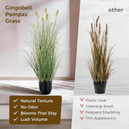 3FT / 4FT Extra Lush Artificial Plant (2pcs), Luxury Fake Tall Plants with Pot, Luxury Faux Tall Greenery with Dogtail for Garden Porch and Home Decor (Green, 4FT)