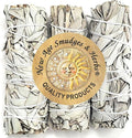 (Pack of 3)-New Age Smudges & Herbs -Premium California White Sage Incense 4 Inches Long. Home Cleansing Incense,Fragrance,Meditation,Smudging Rituals.California Smudge Sticks Rituals -4 Inch