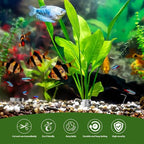 22Pcs Aquarium Plant Weights for Fish Tank - Aquarium Plant Anchors Live Plants Fixed Ring Base, Non-Toxic Weighted Blocks to Hold Aquatic Live Plants Underwater