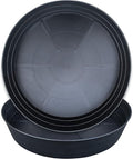 LWALRS Plant Saucer 14 Inch 2 Pack 10 12 14 16 18 20 25, Plastic Plant Trays for Pots，Extra-Deep Plant Water Dray Tray, Bird Bath Bowl, Heavy Flower Plant Saucers Indoors and Outdoor No Holes