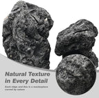 Aquarium Rocks for Fish Tank Bonsai Succulent Planters Garden Aquascaping Landscaping 10lb Natural Volcanic Lava Stones Decorative Indoor and Outdoor (6-8pcs 4-7 inches)