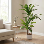 3.3FT Artificial Dracaena Tree in Pot, Evergreen Artificial Dracaena Marginata Plants Indoor, Decorative Potted Floor Plant for Living Room Porch Office Decor