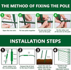 codree Cucumber Trellis for Raised Bed, 63 x 63 Inch U-Shape Garden Trellis for Climbing Plants Outdoor, Metal Arch Trellis with Climbing Net Clips for Growing Vine Vegetable, Tomato, Bean, Zucchini