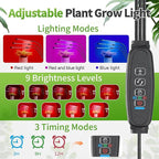Indoor Mini Greenhouse with Grow Light, Tabletop Small Greenhouse for Beginners, All-in-One Tiny Plant Nursery Kit with Adjustable LED Light & Timer, Smart Grow Tent for Herbs, Gardening Gift