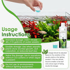 HC034 Aquarium Plant Liquid Fertilizer - Advanced Macro Nutrient Solution for Freshwater Planted Tanks, Promotes Root & Leaf Growth, 150ml/500ml/1000ml (150mL)