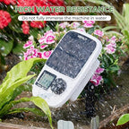 HIRALIY Solar Automatic Drip Irrigation System, Solar Powered Watering Device with Timer for Pots Plants, Drip Emitter Stake, with USB Port, for Indoor Irrigation Kit