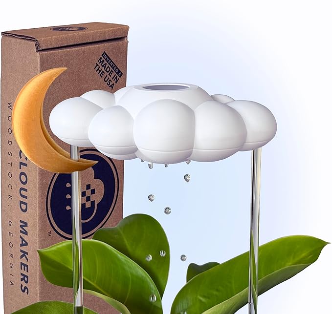 Original Dripping Rain Cloud with Moon Charm