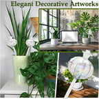 4 Pack Self Watering Planter Insert,Plant Watering Devices Plant Watering Globes for Indoor Plants,Easy Plants Live Houseplants Self Watering Plant Accessories Indoor Items for Plant Lovers - White